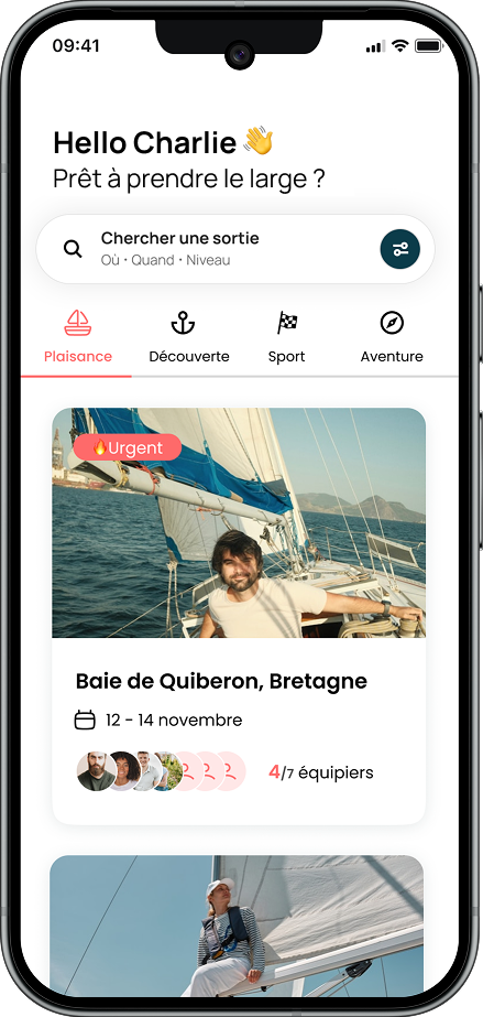 Aperçu de l’app Flibuste